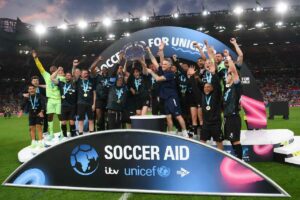 Soccer Aid 2023 Presentation Stage