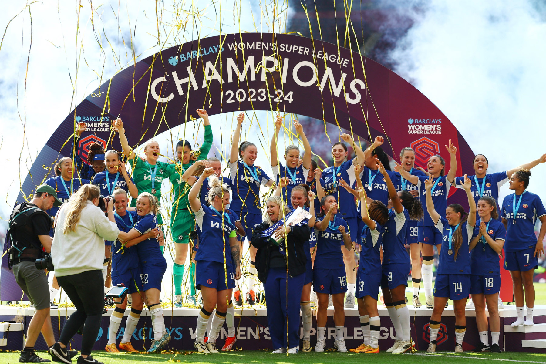 Womens Super League Championship Winners Presentation 2024